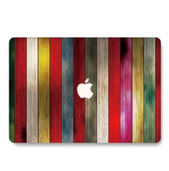 MacBook Case - Colorful Wood Air Pro M1 M2