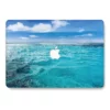 ocean macbook case design nature macbook cover air and pro and for more covers click here a lightweight and sophisticated choice to complement your macbook this cover combines elegance with practicality select your macbook model and enjoy the timeless appeal of wood leather while providing reliable protection order now for a seamless blend of style and functionality need help  chat with us below or send us a direct message on social media for twitter  x click here retina screen size 12 13 14 15 16 inch m1 m2 we deliver gcc available in bahrain saudi arabia uae qatar kuwait and oman kuwait cities including salmiya ahmadi al jahra mahboula fintas in addition to other cities uae cities including dubai abu dhabi sharjah ajman al ain ras al khaimah besides other areas ksa cities including riyadh al khobar jeddah dammam taif abha al sharqiyah madina tabuk furthermore other places bahrain cities including manama hamad town muharraq aali riffa isa town aali sanad galali sitra budaiya jid ali moreover other regions qatar cities including doha al rayyan al khor al wakrah dukhan mesaieed as well as other cities oman cities including muscat nizwa sohar seeb sur salalah and other cities | maqwhale
