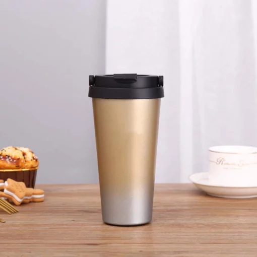 stainless steel gold silver coffee  tea cup | maqwhale