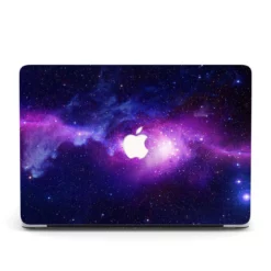 MacBook Cover - Purple Space Print Air Pro M1 M2