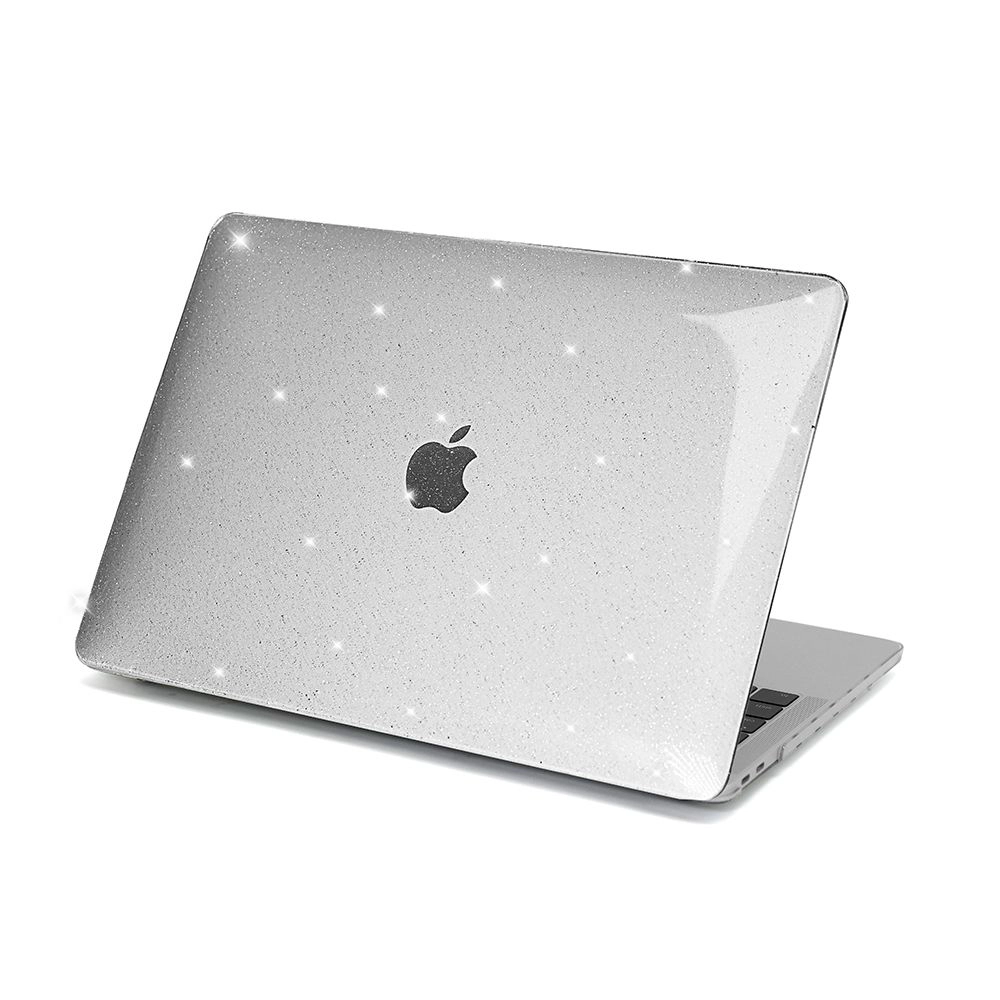 Silver Glitter MacBook Case