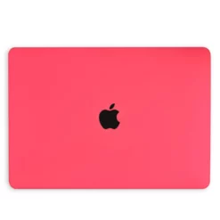 macbook case matte rose red air pro m1 m2 | maqwhale