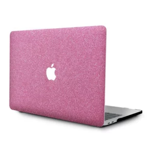 macbook case   glitter leather pink air pro m1 m2