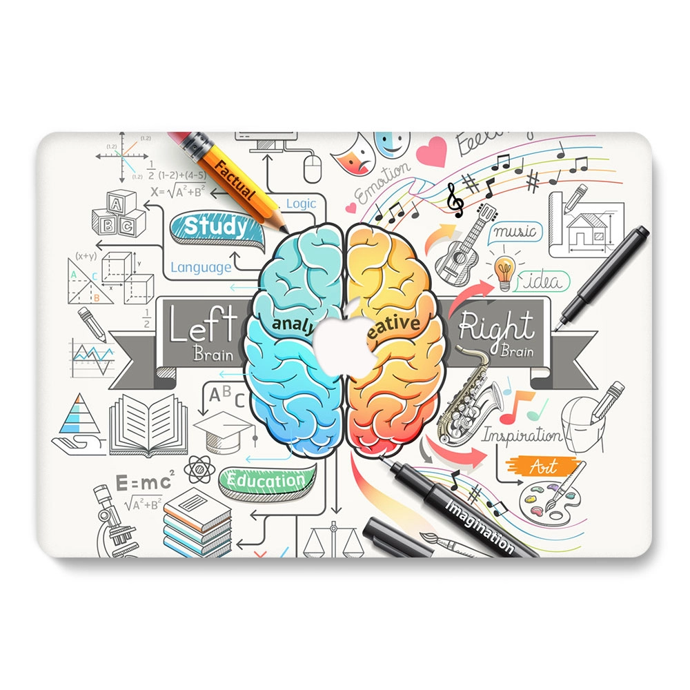 MacBook Cover in a Unique Beautiful Brain Creative Science A1932 A2179 A2337