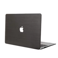 MacBook Cover - Black Wood Leather Air Pro M1 M2