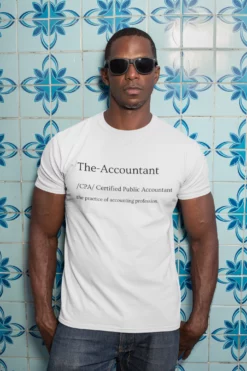 CPA T-shirt for Outstanding Certified Public Accountant Seen Empower