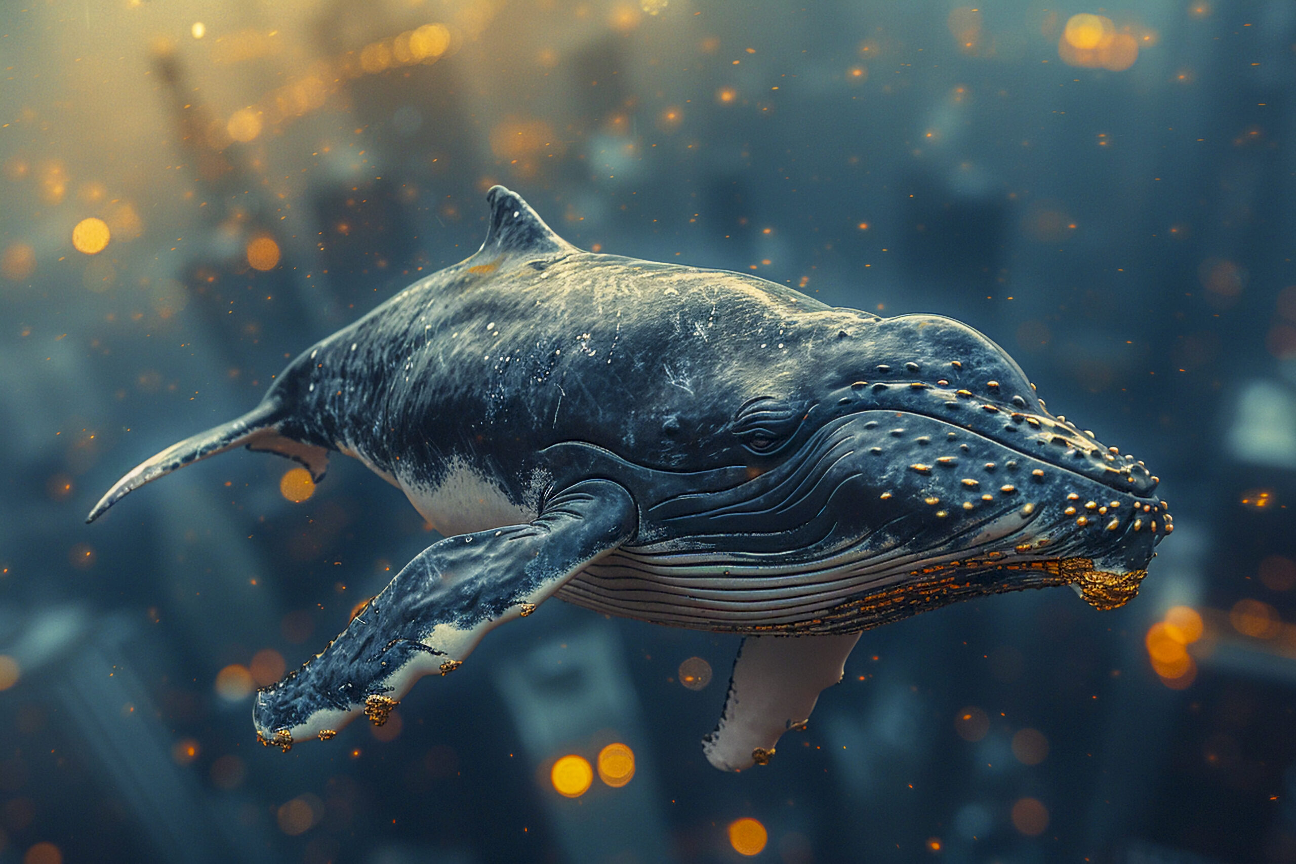 Cover of a whale watch guide displaying a humpback whale marine life.