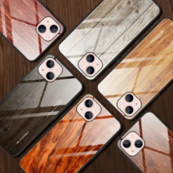 Luxury iPhone Case with New Irresistibly Black Wood Design