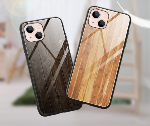 حافظة iphone فاخرة بتصميم خشبي أسود لا يقاوم | maqwhale