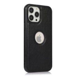 iphone case in a unique new black leather | maqwhale
