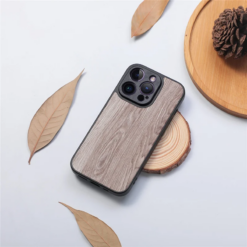iphone case in a new irresistibly brown wood | maqwhale