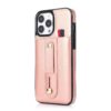 iphone case in a unique candy pink leather wallet slot | maqwhale