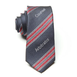 Professional Lawyer Design Counsel and Arbitrator Necktie Design in a Beautiful Polyester