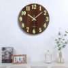 Wooden Wall Clock -Enhance your home with this 30x30 cm Wooden Wall Clock, blending minimalist design with natural wood charm. Featuring a silent quartz movement, luminous numbers, and easy-to-read hands, it’s perfect for clock enthusiasts and nature lovers. Ideal for any decor style, this clock is both a functional timepiece and a stunning wall accent.