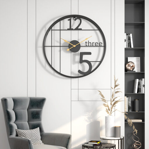 discover 12 to 5 artistic decor wall clock in a new unique | maqwhale