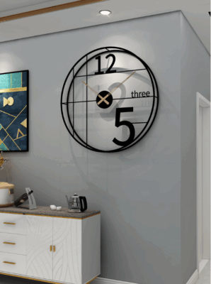 discover 12 to 5 artistic decor wall clock in a new unique