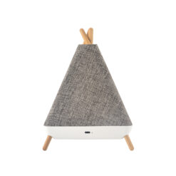 Creative tent night light and speaker combo, offering vibrant lighting and clear sound for a dynamic and entertaining atmosphere.