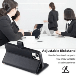 Girls’ wallet-style iPhone cover for style, protection, and convenience