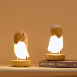 Bird Toucan night light, offering a soft, colorful glow to brighten children's rooms or add charm to any space.