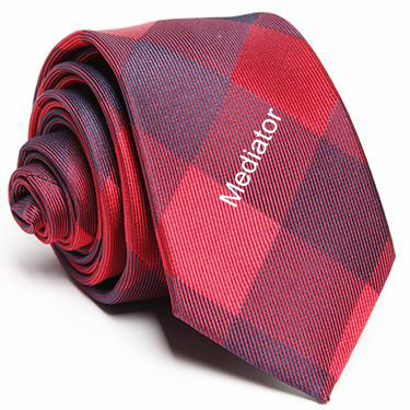 The Mediator Necktie offers a sophisticated design, perfect for professionals seeking a stylish and polished look in any formal setting.