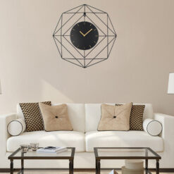 Artistic Geometry Decor Octagon Art Wall Clock, a stylish and modern timepiece that adds elegance and creativity to any space.