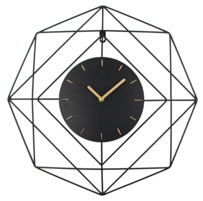 Artistic Geometry Decor Octagon Art Wall Clock, a stylish and modern timepiece that adds elegance and creativity to any space.