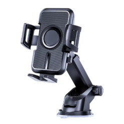Car Phone Holder Mount with strong suction, designed for secure phone placement and easy access during drives. Perfect for hands-free use.
