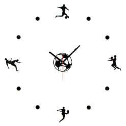 Football wall clock acrylic,