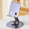 Phone desk stand holder, a stylish and foldable design, offering portable, hands-free phone use for convenience on the go.