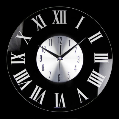 Roman Numerals Wall Clock, a classic timepiece featuring elegant Roman numerals for a timeless, sophisticated look.