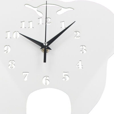 Tooth Design Dentist Wall Clock, a sleek and professional timepiece, designed to complement the decor of dental offices with style and accuracy.