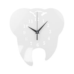 Tooth Design Dentist Wall Clock, a stylish and functional timepiece, perfect for adding a professional touch to dental office decor.