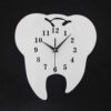 Tooth Design Dentist Wall Clock, a professional and stylish timepiece, perfect for adding a touch of elegance to dental offices.