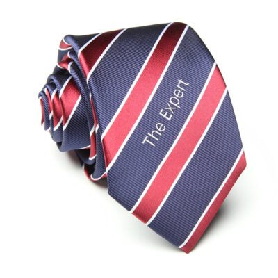 The Expert Necktie offers a sleek, professional design, perfect for elevating your style at business meetings or formal events.